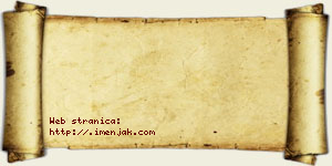 Jana Rašković vizit kartica